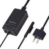 IQMACT 15V 2.58A 44W Power Supply Charger Compatible with Microsoft Surface Pro 3 Pro 4 Pro 5, Surface Book, Windows Tablet Laptop AC Adapter Replacement Cord with USB Charging Port Model 1800