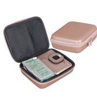 Hermitshell Hard EVA Travel Case for Fujifilm Instax Mini Liplay Hybrid Instant Camera (for Camera+Film, Rose Gold)