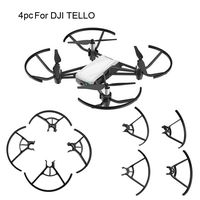 Voberry- Compatible with DJI Tello Accessories, Prop Part Propeller Guard Blades Protector for DJI Tello Drone Quadcopter Gimbal Camera (Black)
