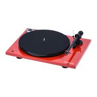 Pro-Ject Essential III RecordMaster Turntable - Gloss Red