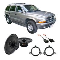 Compatible with Dodge Durango 1998-2001 Front Door Factory Replacement Harmony HA-R65 Speakers New