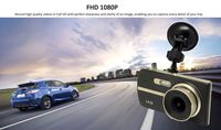 Dual Dash Cam 4" Screen Wide Angle Lens Full 1080P Front and Back Car Dashboard Camera Parking Guard High Spec Processor DVR Enhanced Night Vision Driver Assist Motion Detection 12 Month Warranty