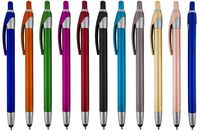 Stylus for Touch Screens Pen with Ball Point Pen,for Universal Touch Screen Devices, for Phones, Ipads,Tablets, iPhone, Samsung Galaxy etc. Assorted Colors (12 Pack)