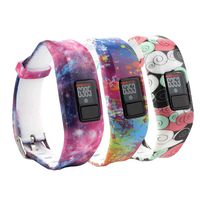 Tkasing Compatible with Garmin Vivofit 3/jr/jr 2 Bands,Adjustable Replacement Wristbands with Watch Buckle for Garmin Vivofit 3 Kids Women Men(No Tracker)