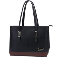 Laptop Bag for Women,Classic Contrast Color Women Work Tote Bag 15.6 Inch Briefcase for Business College Travel