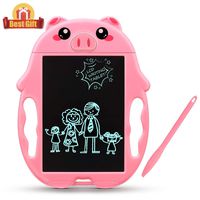 Qimy LCD Writing Doodle Board Drawing Tablet Birthday for 2-12 Years Old Girls Boys Toys for 2-12 Years Old Boys Education Learning Notepad Portable Pink