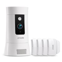 Zmodo 1080P IP Camera, WiFi Wireless Home Indoor Security Camera, with Pan/Zoom, Motion Tracker, Two-Way Audio, Activity & Sensor Alerts, Night Vision, Cloud Service Available - All-in-One Smart Hub