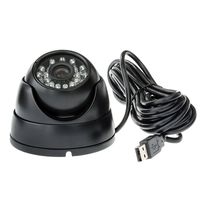 ELP 1megapixel Day Night Vision Indoor&Outdoor CCTV USB Dome Housing Camera Vandal-Proof for House and Pc Industrial Security.CCTV Camera for Baby Monitor, Pets Monitor,Home Security