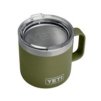 YETI Rambler 14 oz Stainless Steel Vacuum Insulated Mug with Lid, Olive Green