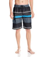 Kanu Surf Men's Barracuda Swim Trunks (Regular & Extended Sizes), Viper Black, 4X