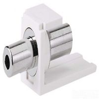 Panduit CM35MSCIWY Stereo Coupler Jack Module, 3.5mm, Off White