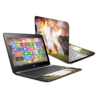 Mightyskins Skin Compatible with Hp Chromebook 11 G5 11.6" - Fastball | Protective, Durable, and Unique Vinyl Decal Wrap Cover | Easy to Apply, Remove, and Change Styles | Made in The USA