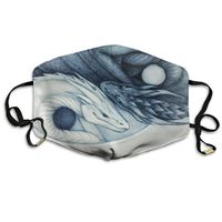 Yin Yang Dragons Anti Dust Breathable Face Mouth Mask For Man Woman