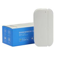 AI-Cluster WiFi Door and Windows Sensor Magnets Smart Phone Controlled Doorbell Compatible with Alexa, Google Assistant, IFTTT, Wireless Security Alarm, Door Open Chime for Home Or Business Alert