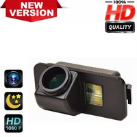 Rear Reversing Backup Camera Rearview License Plate Replacement Camera Night Vision Ip69k Waterproof for Ford Galaxy MK3 Ford Kuga C520 Ford Mondeo MK4 Ford Fiesta/Fiesta Seda Fiesta ST Focus Mk2
