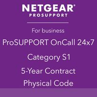 NETGEAR ProSUPPORT, 5-Year 24x7 On Call Support, Category S1 (PMB0S51P)