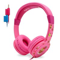 EasySMX Kids Headphones - Wired Headphones for Children Girls Boys, Adjustable Headband, Stereo Sound, in line Control,Share Port, 3.5mm Aux Jack, Children Headset