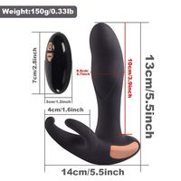 Screaamm Powerful Amal Plug Vibranting Prostrate Massager Butte Adult Six-Toy for Men Couples Tight Design Strapless Strapon Wireless Strap On Lesbian Double Vibe Seexx-Toys for Woman