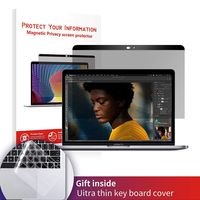 MOBDIK MacBook Pro 15 Privacy Screen Protector Anti Glare Magnetic Filter for MacBook 15.4inch 2016-2019 (Model A1707 / A1990) Easy on and Off Webcam Cover