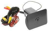 LFPartS 8 LED Lights Night Vision HD Backup Camera 170 Degree Wide Viewing Angle Car Rear View Camera Waterproof Shockproof Trailer Metal Hitch Tube Cover Fits 2" Receivers