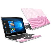Mightyskins Skin Compatible with Hp Pavilion X360 15.6" (2018) - Pink Present | Protective, Durable, and Unique Vinyl Decal Wrap Cover | Easy to Apply, Remove, and Change Styles | Made in The USA