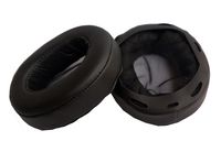 Ear Pad Earpads Leather Cushion Repair Parts for Sony MDR-1A MDR-1ADAC MDR-1ABT MDR-1ANC Headphones(earmuffes/Cushion) Headset (MDR-1A Black) 1 Pair