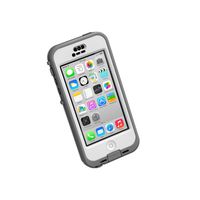 LifeProof NÜÜD Series Case for iPhone 5c (Only) - Retail Packaging - White/Clear