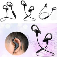 Foshin 1 PC Wireless in-Ear Bluetooth 4.1 Headset Sport Headphone Sweatproof Earphone (Black)