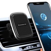 ACCGUYS Magnetic Car Phone Mount, Cell Phone Holder for Car, Air Vent with 4 Strong Magnets Compatible with iPhone X//XR/Xs/Xs Max, iPhone8/8 Plus/7/7Plus/6/6 Plus, Samsung Galaxy S10/10+/9/9+/8/8+,