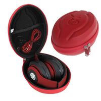 Hermitshell Hard EVA Travel Case for iJoy Matte Rechargeable Wireless Bluetooth Foldable Over Ear Headphones (Red)