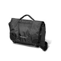 Eddie Bauer Unisex-Adult Voyager 2.0 Courier Bag, Black Regular ONESZE