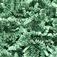 Black Cat Avenue 2 LB Mint Crinkle Cut Paper Shred Filler for Gift Wrap and Basket Filler