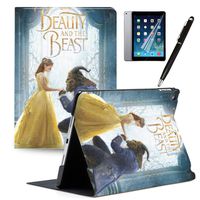 LJX iPad 7th Generation 10.2" 2019 Case Mickey Minnie Mouse Cute Cartoon Cover PU Leather Stand Protection Smart Auto Sleep/Wake Shell Compatible for Apple iPad 10.2 inch 2019#F