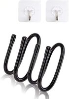 Adjustable Game Controller Wall Hook Wall Rack Wall Mount Wall Clip Wall Hanger for Xbox One PS4 Switch Pro Game Controller (2 pack)