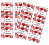 120ct Always and Forever Stickers -REd