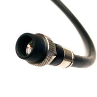 60ft Direct Burial Underground RG6 COAXIAL Cable 18AWG 75Ohm Gel Braided Anti Moisture & Condensation Weather Boot Nickel Plated Connector UL ETL Cut to Order Assembled in USA