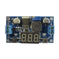 Cuawan LM2596 DC 4.0~40 to 1.30-37V LED Voltmeter B//uck Step-Down Power Converter Module