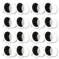 Theater Solutions CS4C in Ceiling Speakers Surround Sound Home Theater 8 Pair Pack 8CS4C