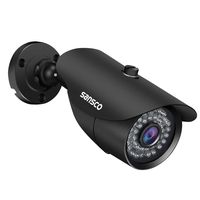 SANSCO 1/4 Inch Color CMOS 1080p HD CCTV Security Camera, IR Cut Day Night Vision, 3.6mm Wide Angle Lens, Weather Proof Metal Casing, Bullet