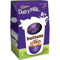 Cadbury Egg Dairy Milk Buttons-Medium- 3 Pack