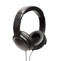Wicked Audio Artifact Over Ear Headphones with Enhanced Bass, Black
