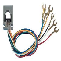 Allen Tel AT623P-6 Modular Telephone Outlet Jack with 6 Wire, 6 Position, Line Jack for Princess Telephone Base