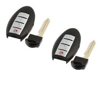 Key fits 2016 2017 Nissan Altima & Maxima Keyless Entry Remote (KR5S180144014, 7812D-S180204), Set of 2