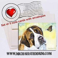 Michael Steddum Saint Bernard Discovery, Note Card Set