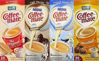 Coffee Mate Liquid .375oz Variety Pack (4 Flavors) 200 Count