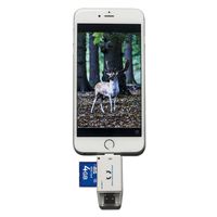 KOLSOL Dual-use Trail Game Camera SD Viewer for iOS Android Micro USB Connector Reads SD and Micro SD Cards