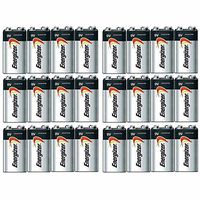 Energizer Max Alkaline 9 Volt, 24 Pack