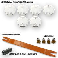 Dr.Speedometer GM Chevrolet Silverado Stepper Motor Repair Kit (6 Motor kit) - X27 168 - Fits All 03, 04, 05, 06 Chevy Silverados, Tahoes, Yukons, Suburbans + Includes Video How-to Tutorial