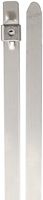 BAND-IT AS6259 Tie-Lok 304 Stainless Steel Cable Tie, 3/8" Width, 30.5" Length, 8" Maximum Diameter, 100 per Bag