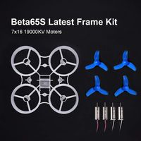 BETAFPV Beta65S 65mm Whoop Frame Kit 3.6g V4 Version with 7x16mm 19000KV Brushed Motors Compatible with Tiny Whoop Racing